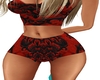 black an red short fit