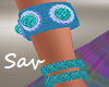 Blue Jewel Bracelets
