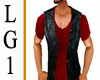 LG1 Black & Red Vest