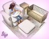  Baby feed + cot nursery