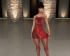 (S)Red short dress