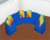 Rainbow Circular Couch