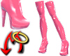 Awesome PVC Boots Pink