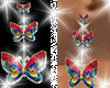 (T) Butterfly earrings