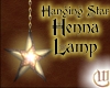 Hanging Star Henna Lamp