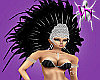(VN) Black Showgirl Head