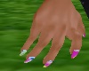 colored nails
