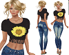 TF Sunflower Top & Jeans