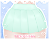 [T] Pleated skirt Mint