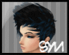 Syn| Blu/Blk Emo Hair