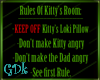 Kitty's Room Rules