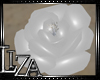 L- White Floor Roses