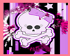 Skull w/Purple Bow