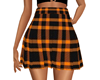 Halloween Plaid Skirt