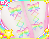 . rainbow thigh bow L