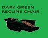 Dark green Recline chair