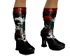 gothic rose boots