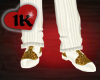 !!1K white n gold shoes