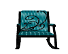 SK + TEAL ROCKING CHAIR