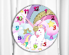 EM Kids Unicorn  Clock