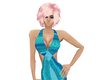 turquoise diamond gown