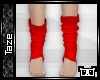 -T- Leg Warmers Red