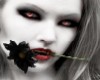 Vampire with flower