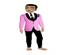 Pink N Black Suit