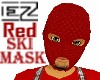 RED SKI MASK