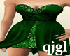 sequins Green dresses