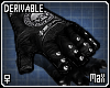[MM]Metal Gloves!Black!F