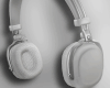 {M} White Headphones