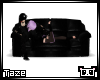 -T- Leather Couple Couch