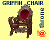 !@ Griffin chair throne