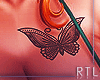 R|Butterfly Tattoo|Right