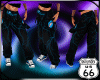 SD SassyL Bibs Blk Blue