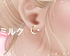 "A" Sailor Moon Earring