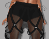Sheer Baggy Cargos Black