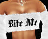 White Bite Me Sweater
