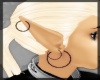 (RM)Black Elf earrings