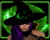 Witches Hat W/Green