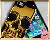 <P>IPhone I Gold Skull