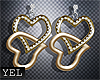 [Yel] Gold heart set