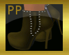 [PP] Gold Leather Bootie