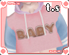 *ts* "Baby" Crop Hoodie