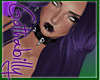 Lady Goth  Purple hair