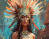 Aztec Queen Painting