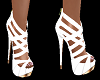 H/Cristal Heels White