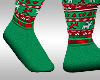 Xmas Green Socks