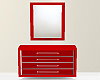 Mod Red Dresser